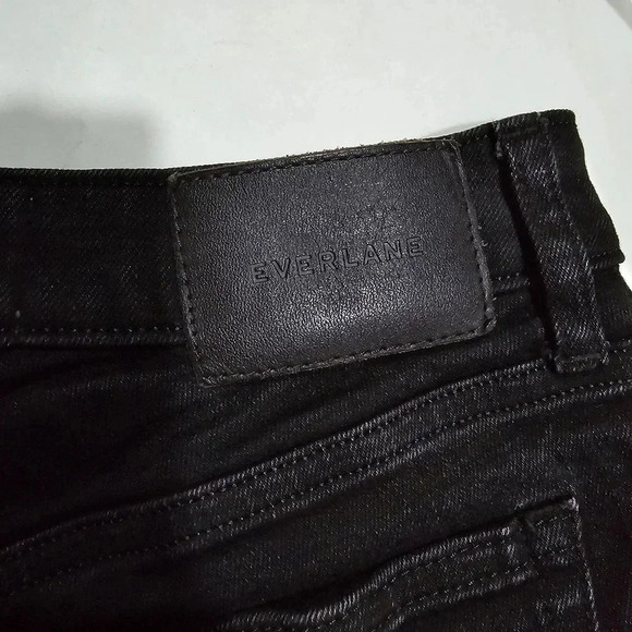 Everlane The Curvy High Rise Skinny Jean 25 Crop Black Wash 25.5" Inseam - Picture 5 of 9